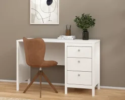 New Daells Bolighus Skrivebord Madrid kunstfiner Hvid