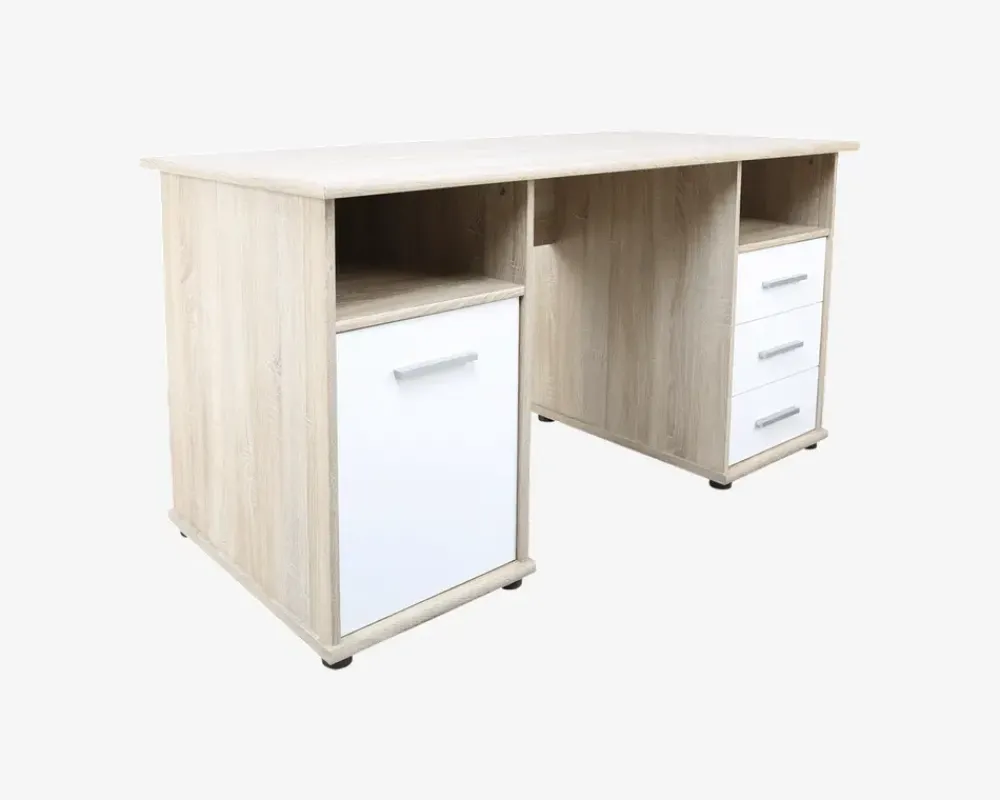 Clearance Daells Bolighus Skrivebord Penta Lys Eg/Hvid