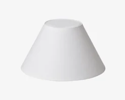 Hot Daells Bolighus Skærm Emma Casa H. 12,5 cm Hvid