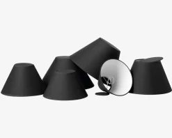 Discount Daells Bolighus Skærm Emma Casa H. 14 cm Sort