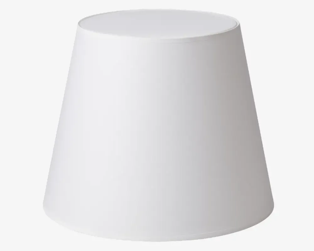 Discount Daells Bolighus Skærm Emma Domus H. 28 cm Hvid