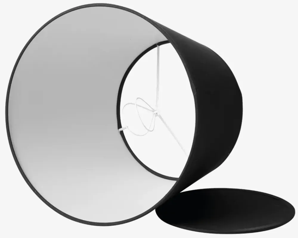 Daells Bolighus Skærm Emma Domus H. 20 cm Sort