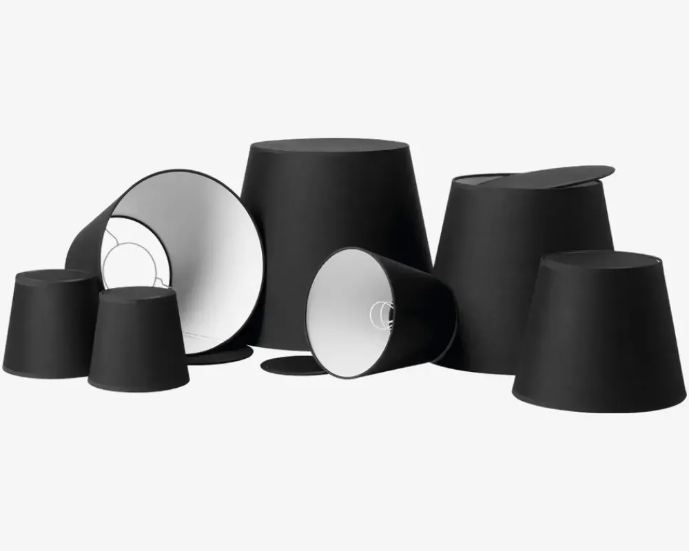 Outlet Daells Bolighus Skærm Emma Domus H. 13,5 cm Sort