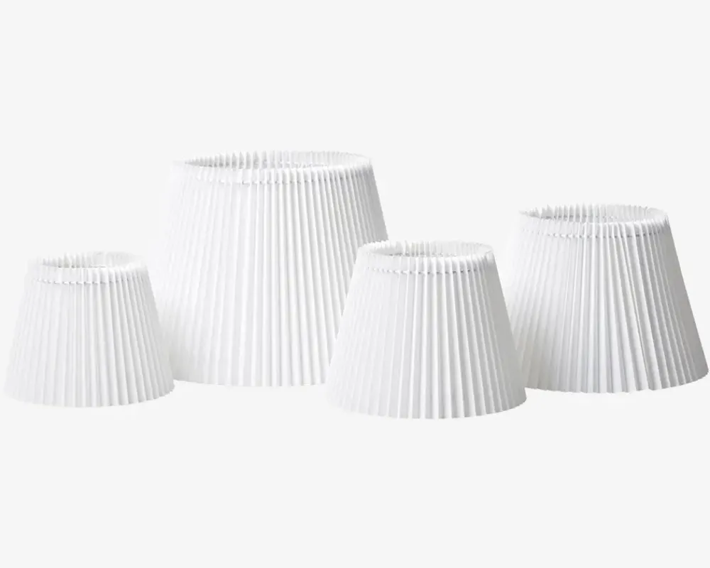 Sale Daells Bolighus Skærm Emma Villa hvid H.18 cm