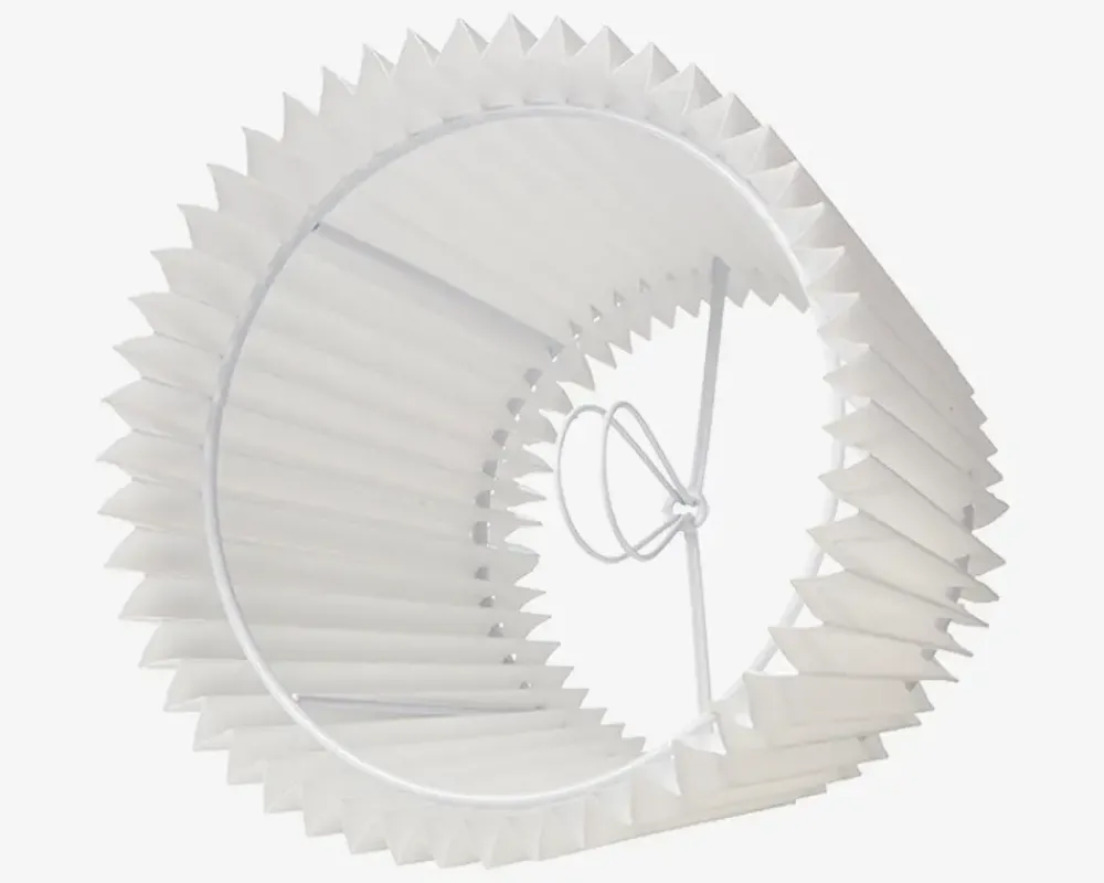 Daells Bolighus Skærm Emma Villa hvid H.14 cm