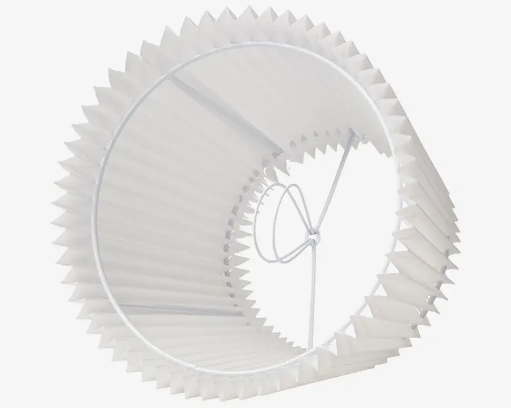 Daells Bolighus Skærm Emma Villa Hvid H.16 cm