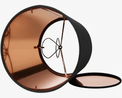 Daells Bolighus Skærm Isabella Domus sort/kobber H.16,5 cm