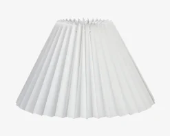 Online Daells Bolighus Skærm Plisse Empire Creme 18 cm Hvid