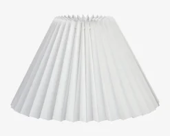 Daells Bolighus Skærm Plisse Empire Creme 21 cm Hvid