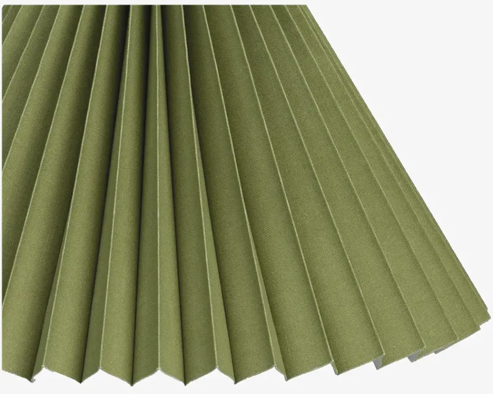 Clearance Daells Bolighus Skærm Plisse Empire 21 cm Grøn