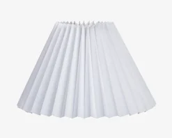 Best Daells Bolighus Skærm Plisse Empire 18 cm Hvid