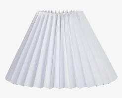 Discount Daells Bolighus Skærm Plisse Empire 21 cm Hvid