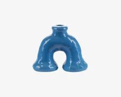 Sale Daells Bolighus Skulptur Lysestage H.12,5 cm Blå