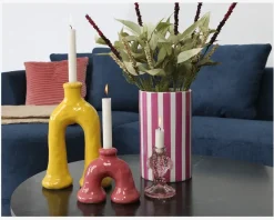 Online Daells Bolighus Skulptur Lysestage H.12,5 cm Rosa