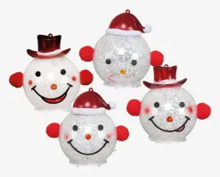 Best Daells Bolighus Smiley M. Nissehue LED H.9cm