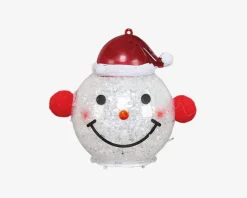 Best Daells Bolighus Smiley M. Nissehue LED H.9cm