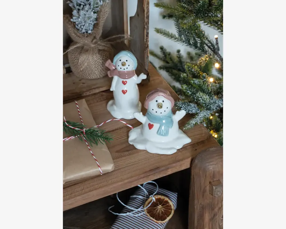 Sale Daells Bolighus Snemand hvid H.10,5xØ.5,2 cm