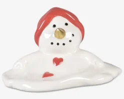 Best Daells Bolighus Snemand smeltet hvid H.5 cm