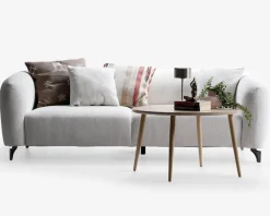 Best Daells Bolighus Sofa 3 pers. lys beige møbelstof