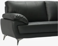 Best Daells Bolighus Sofa 3 Pers. Kunstlæder/PU Sort