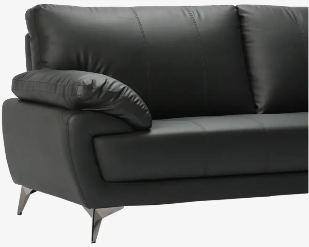 Best Daells Bolighus Sofa 3 Pers. Kunstlæder/PU Sort