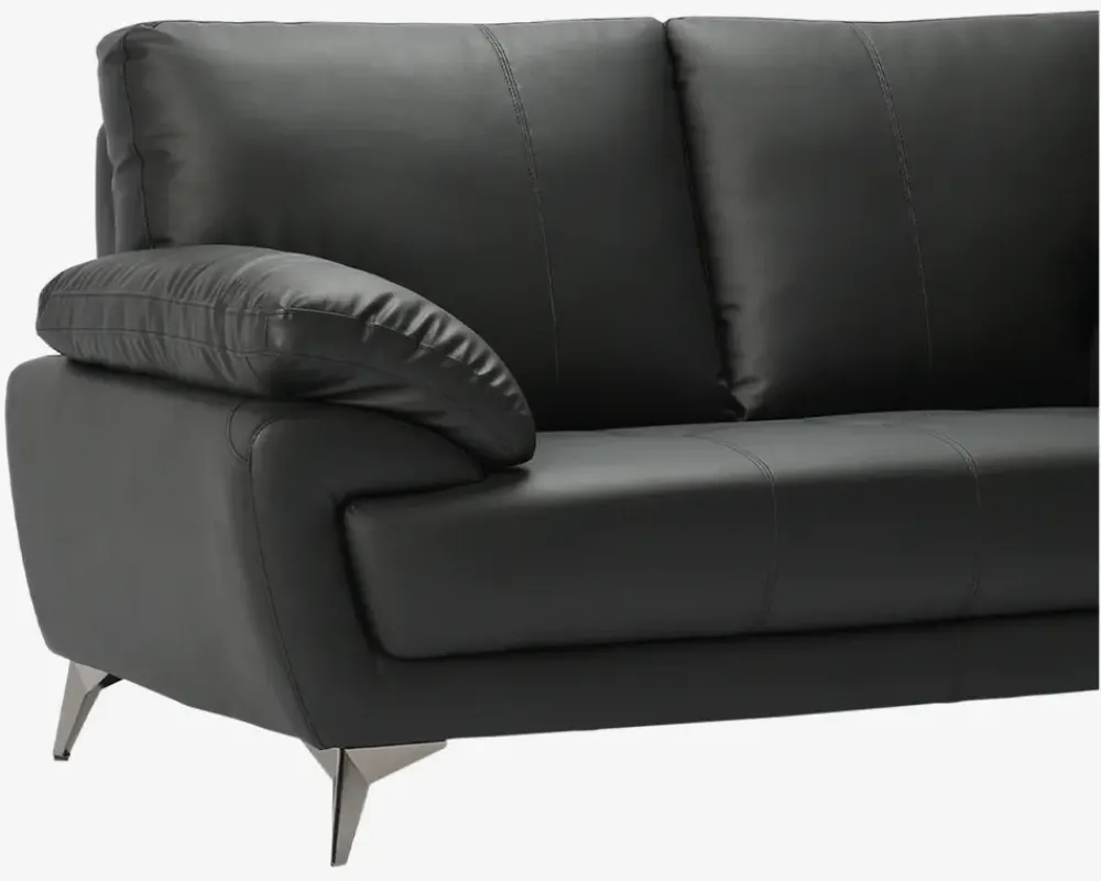 Hot Daells Bolighus Sofa 2 Pers. kunstlæder/PU Sort