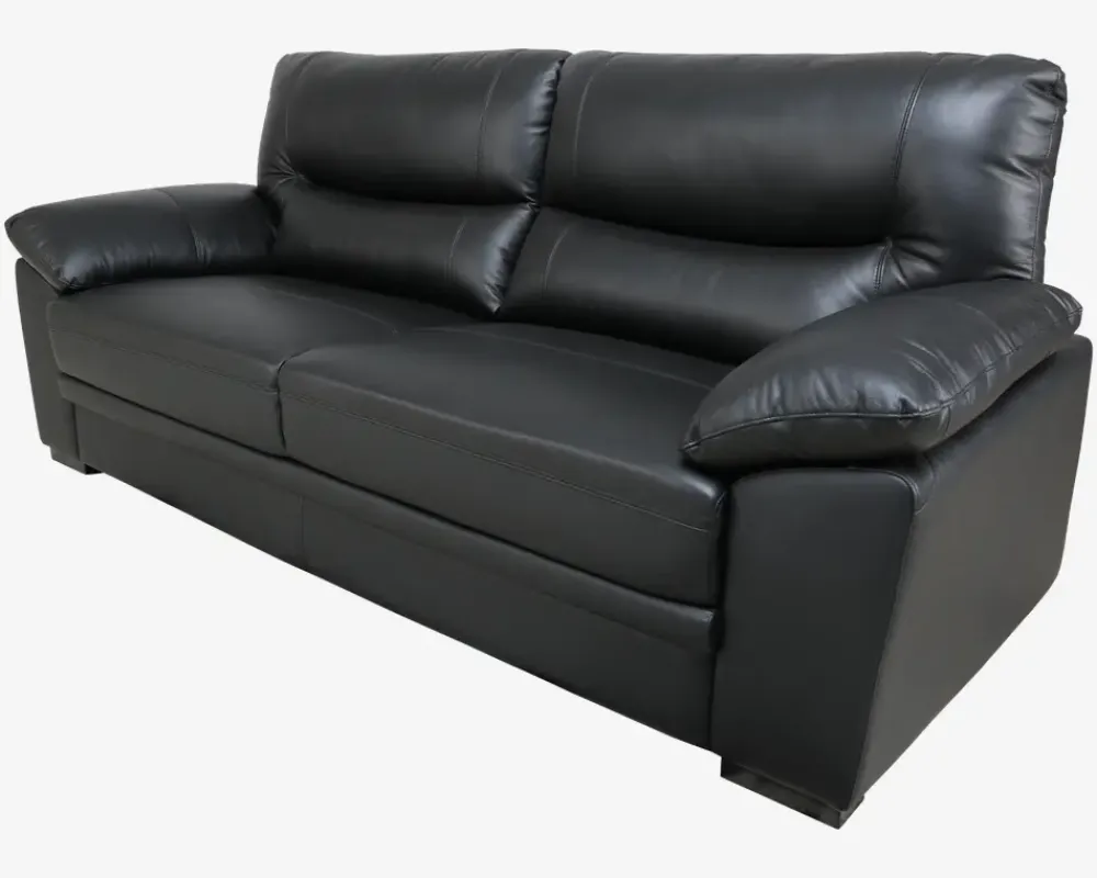 Online Daells Bolighus Sofa 3 Pers. Sort Læder