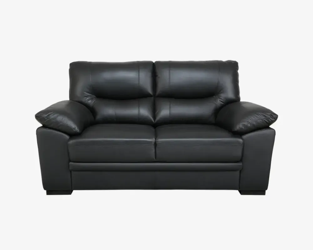 Hot Daells Bolighus Sofa 2 Pers. Sort Læder