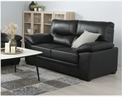 Hot Daells Bolighus Sofa 2 Pers. Sort Læder