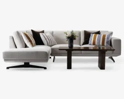Clearance Daells Bolighus Sofa m. Åben Afslutning Beige Venstrevendt