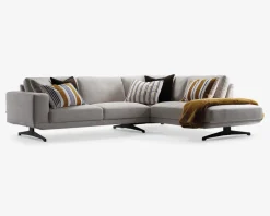 Outlet Daells Bolighus Sofa m. Åben Afslutning Beige Højrevendt