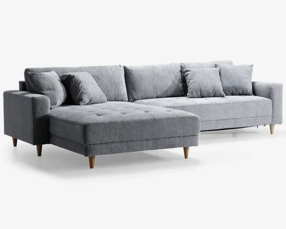 Discount Daells Bolighus Sofa med XL chaiselong grå
