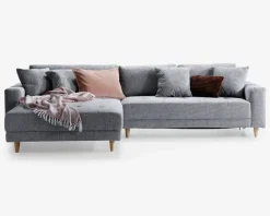 Discount Daells Bolighus Sofa med XL chaiselong grå