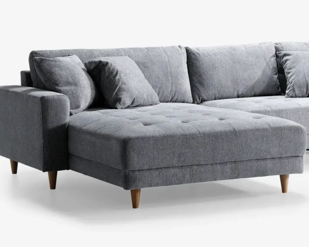 Discount Daells Bolighus Sofa med XL chaiselong grå