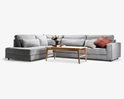 Best Daells Bolighus Sofa m/Open End Venstre Grå