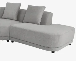Best Daells Bolighus Sofa U-Shape Højre Lys Grå