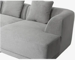Best Daells Bolighus Sofa U-Shape Højre Lys Grå