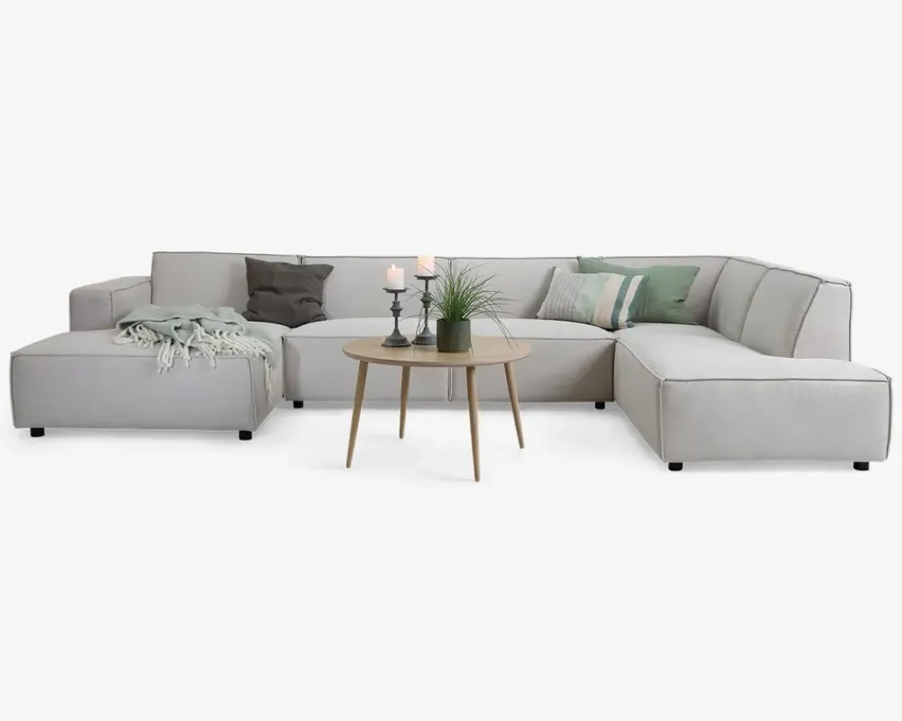 Clearance Daells Bolighus Sofa U-shape Højrevendt Beige