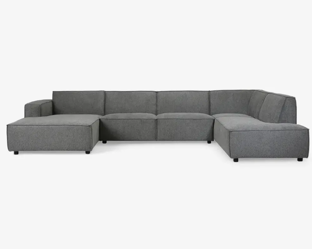 Clearance Daells Bolighus Sofa U-shape Højrevendt Grå