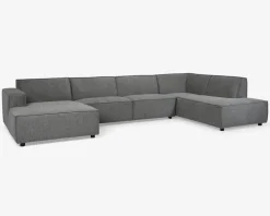 Clearance Daells Bolighus Sofa U-shape Højrevendt Grå
