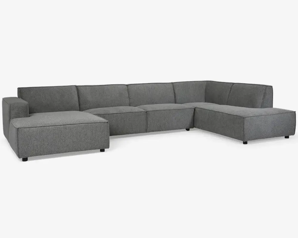 Clearance Daells Bolighus Sofa U-shape Højrevendt Grå