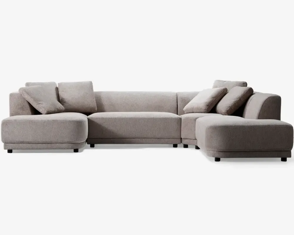 Best Daells Bolighus Sofa U-shape Taupe højrevendt