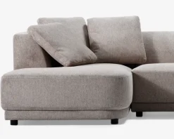 Best Daells Bolighus Sofa U-shape Taupe højrevendt