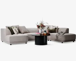 Best Daells Bolighus Sofa U-shape Taupe højrevendt