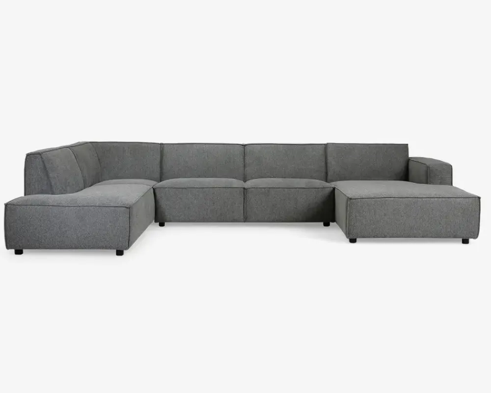 Hot Daells Bolighus Sofa U-shape Venstrevendt Grå