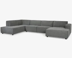 Hot Daells Bolighus Sofa U-shape Venstrevendt Grå