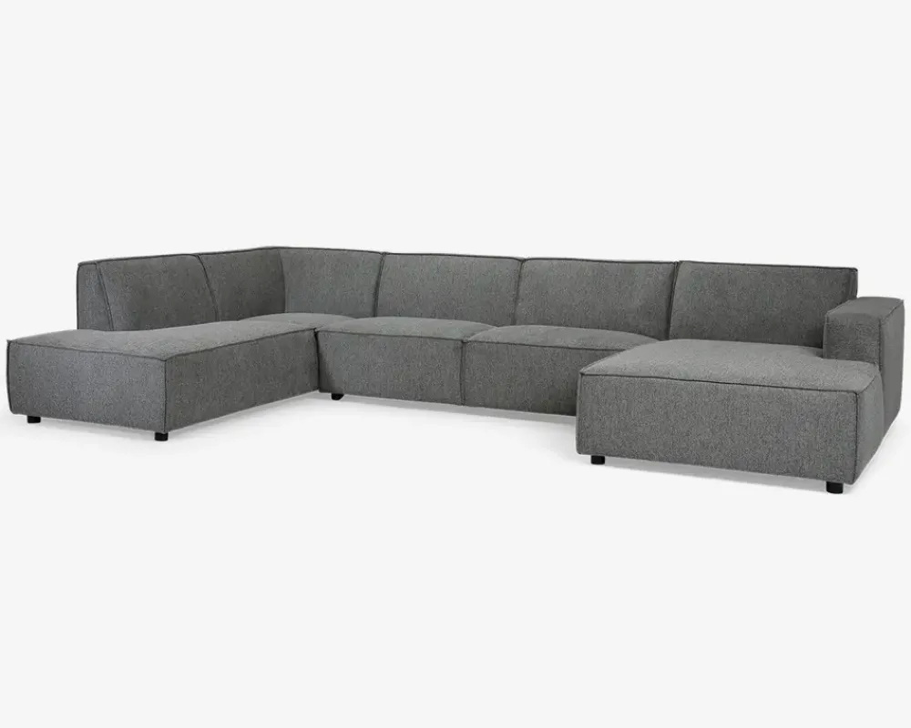 Hot Daells Bolighus Sofa U-shape Venstrevendt Grå