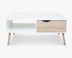 Daells Bolighus Sofabord Delta Hvid/Eg