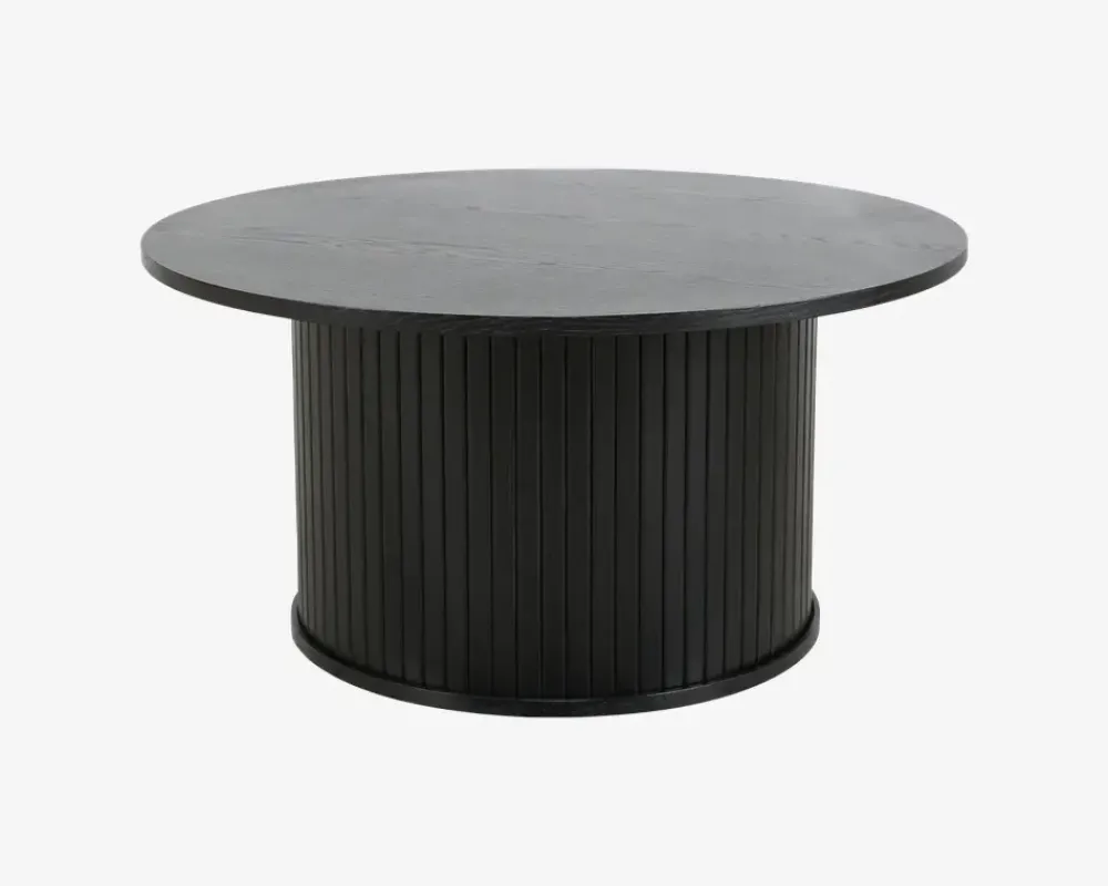 Outlet Daells Bolighus Sofabord Nola Eg Ø-90 cm Sort