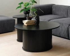 Best Daells Bolighus Sofabord Nola Eg Ø-90 cm Sort